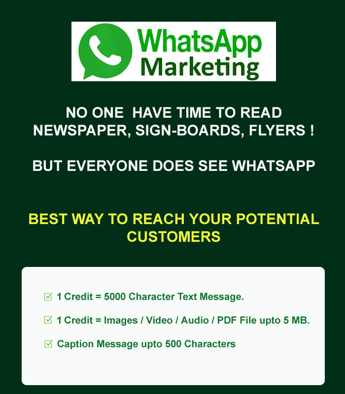 whatsapp marketing services